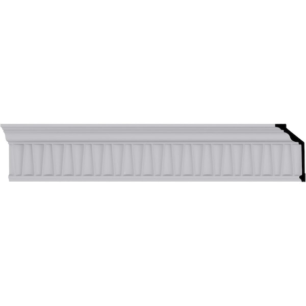 Ekena Millwork 5 5/8"H x 3"P x 6 1/4"F x 94 1/2"L Naomi Crown Moulding MLD06X03X06NA - main